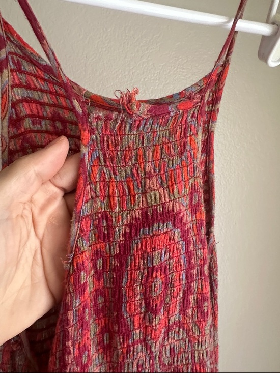 Free People Red Boho Maxi Dress XS - Picture 4 of 6